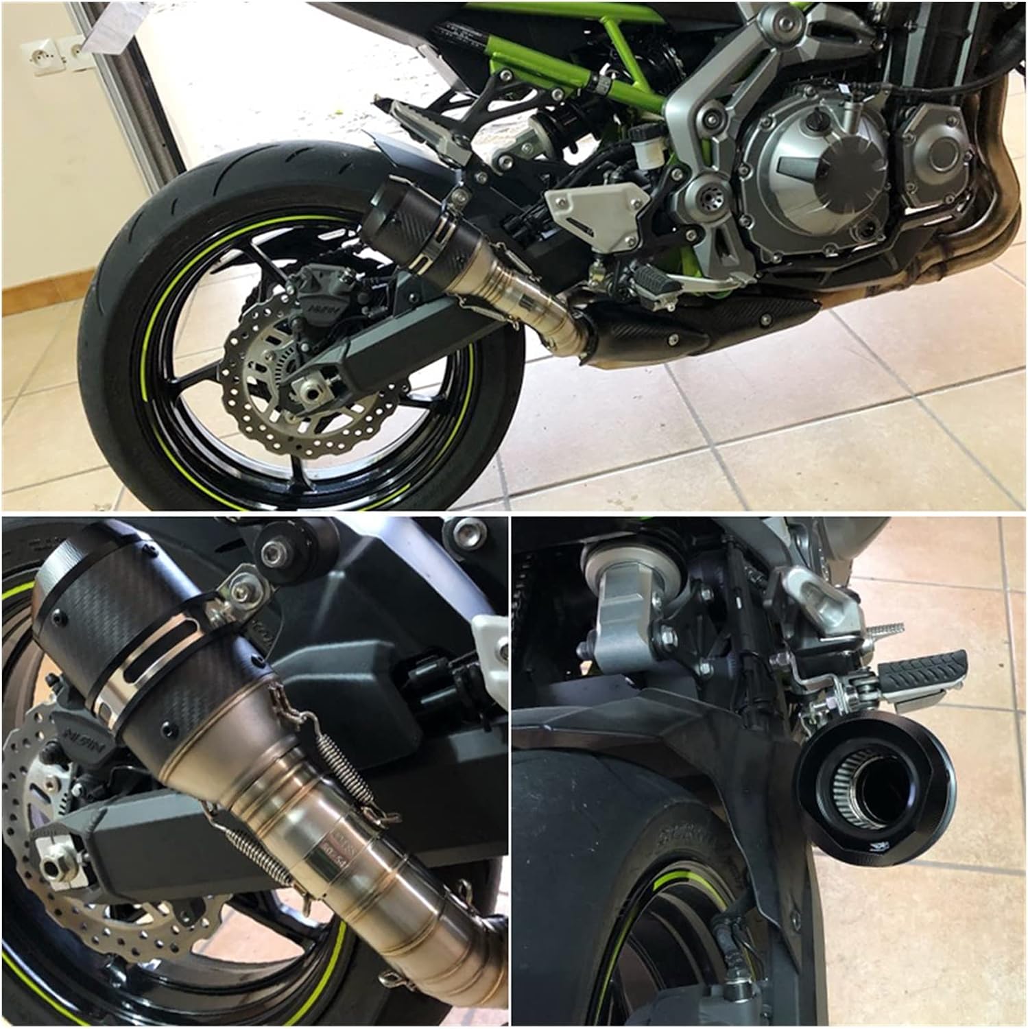 オートバイのエキゾーストパイプ エスケープシステム に適用 ニンジャ